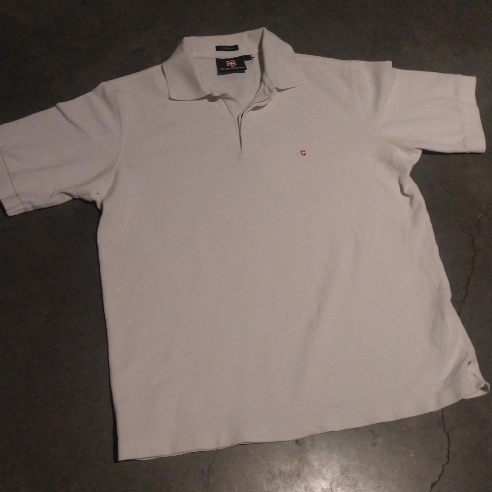 Victorinox Men's M Classic Fit White Polo